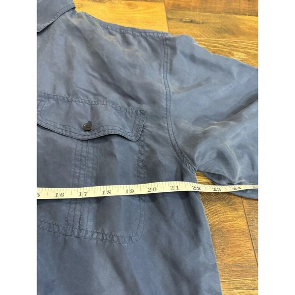 Bundle of 2 - 2 Button Down Shirts, 100% Cotton 100% Silk Size Large - Picture 14 of 15